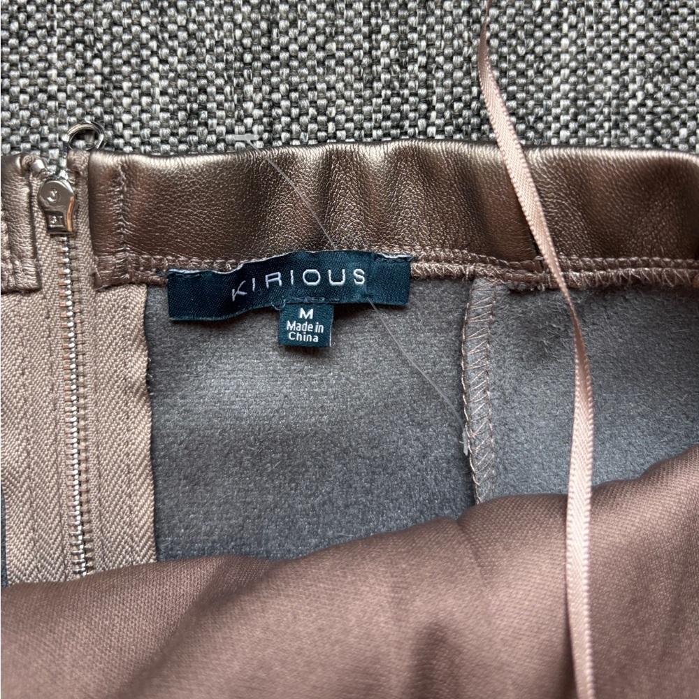 NWT Kirious pleather corset cropped top medium - Picture 4 of 5